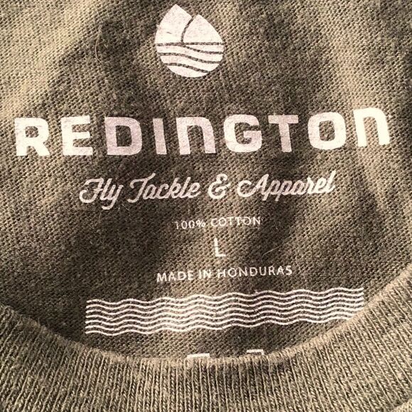 Remington Fly Tackle & Apparel Olive Green Fish Graphic T shirt - Picture 5 of 5